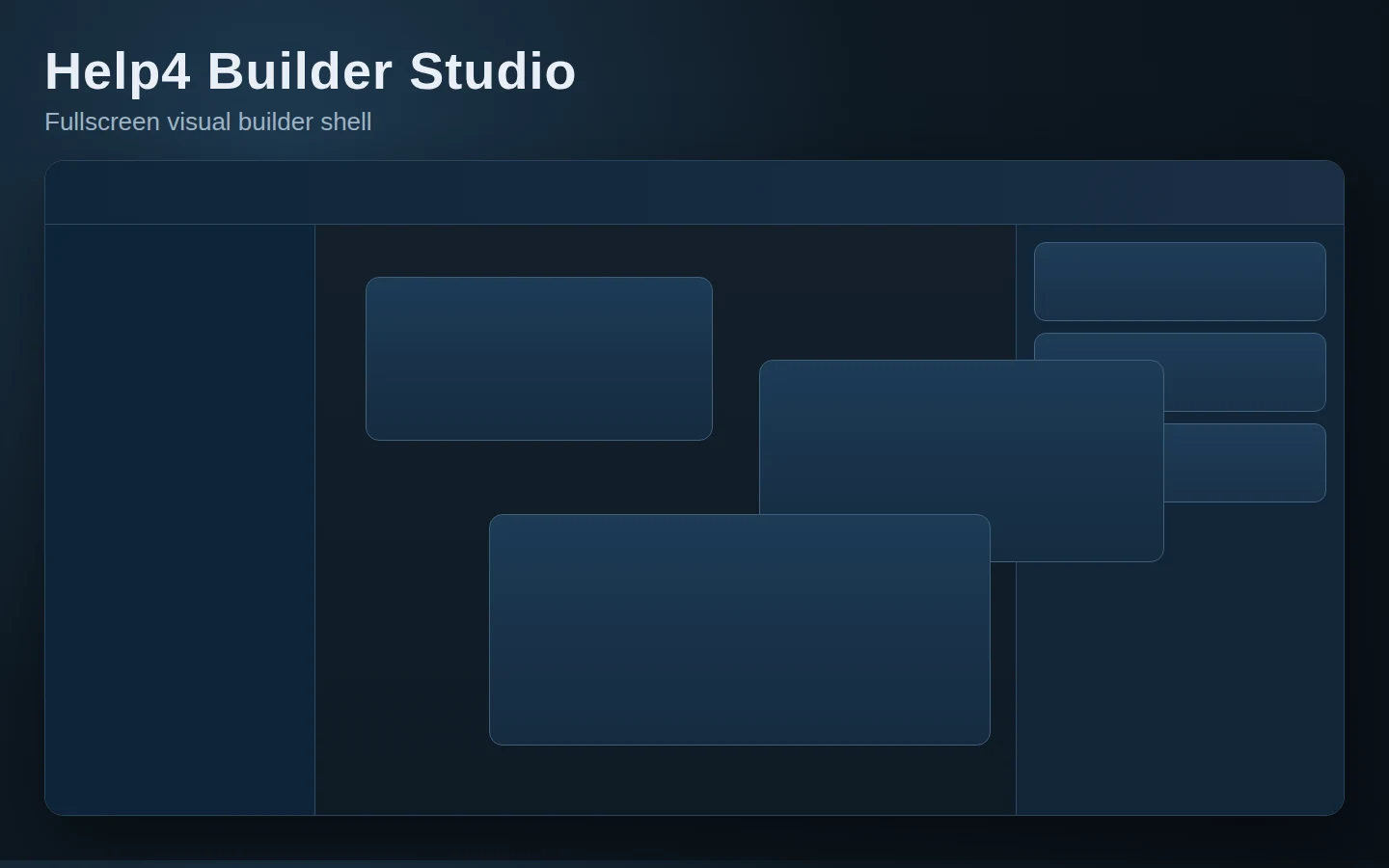 Help4 Builder shell view