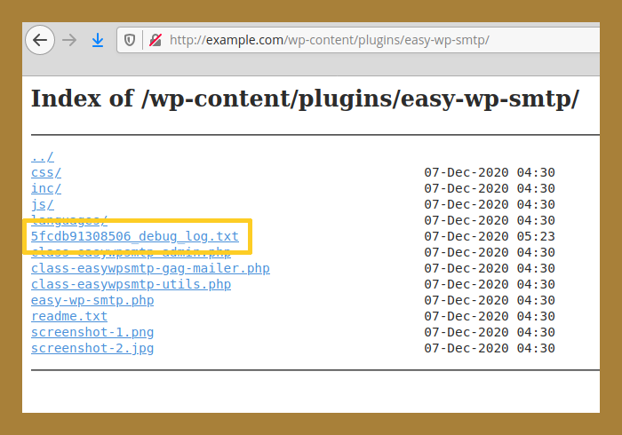 Easy WP SMTP Exploit files